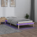 Cadru de pat cu LED, 90x200 cm, lemn masiv - WALTI WALTI
