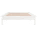 Cadru de pat cu LED, alb, 90x200 cm, lemn masiv - WALTI WALTI