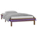 Cadru de pat cu LED, maro miere, 90x200 cm, lemn masiv - WALTI WALTI