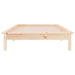 Cadru de pat cu LED, 100x200 cm, lemn masiv - WALTI WALTI
