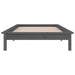 Cadru de pat cu LED, gri, 100x200 cm, lemn masiv - WALTI WALTI