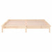 Cadru de pat cu LED, 120x200 cm, lemn masiv - WALTI WALTI
