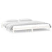 Cadru de pat cu LED, alb, 140x200 cm, lemn masiv - WALTI WALTI