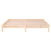 Cadru de pat cu LED, 150x200 cm, lemn masiv, King Size 5FT - WALTI WALTI