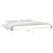 Cadru de pat cu LED King Size, alb, 150x200 cm, lemn masiv - WALTI WALTI