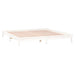 Cadru de pat cu LED King Size, alb, 150x200 cm, lemn masiv - WALTI WALTI