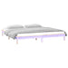 Cadru de pat cu LED, 160x200 cm, lemn masiv - WALTI WALTI
