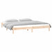 Cadru de pat cu LED, 160x200 cm, lemn masiv - WALTI WALTI