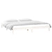 Cadru de pat cu LED, alb, 160x200 cm, lemn masiv - WALTI WALTI