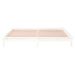 Cadru de pat cu LED, alb, 160x200 cm, lemn masiv - WALTI WALTI