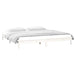 Cadru de pat cu LED, alb, 200x200 cm, lemn masiv - WALTI WALTI