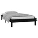 Cadru de pat cu LED Single, negru, 90x190 cm, lemn masiv - WALTI WALTI
