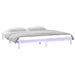 Cadru de pat cu LED mic dublu, 120x190 cm, lemn masiv - WALTI WALTI