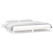 Cadru de pat cu LED, alb, 140x190 cm, lemn masiv - WALTI WALTI