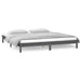 Cadru de pat cu LED, gri, 140x190 cm, lemn masiv - WALTI WALTI
