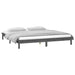 Cadru de pat cu LED, gri, 140x190 cm, lemn masiv - WALTI WALTI