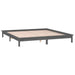 Cadru de pat cu LED, gri, 140x190 cm, lemn masiv - WALTI WALTI