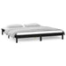 Cadru de pat cu LED, negru, 140x190 cm, lemn masiv - WALTI WALTI