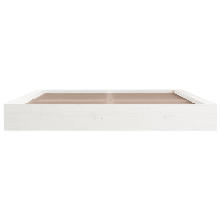 Cadru de pat Super King, alb, 180x200 cm, lemn masiv - WALTI WALTI