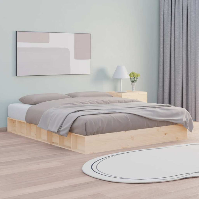 Cadru de pat, 150x200 cm, lemn masiv, King Size - WALTI WALTI