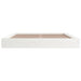 Cadru de pat King Size, alb, 150x200 cm, lemn masiv - WALTI WALTI