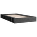 Cadru de pat mic Single, gri, 75x190 cm, lemn masiv - WALTI WALTI