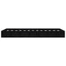 Cadru de pat mic single, negru, 75x190 cm, lemn masiv - WALTI WALTI