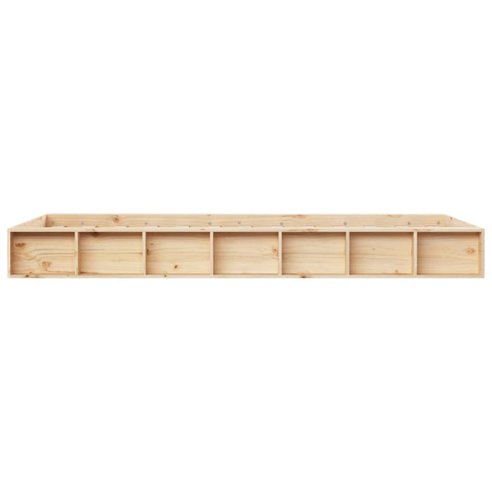 Cadru de pat single, 90x190 cm, lemn masiv - WALTI WALTI