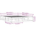 Cadru de pat King Size, alb, 150x200 cm, lemn masiv - WALTI WALTI