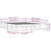 Cadru de pat, maro miere, 150x200 cm, lemn masiv King Size - WALTI WALTI