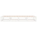 Cadru de pat mic single, alb, 75x190 cm, lemn masiv - WALTI WALTI