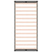 Cadru de pat mic single, negru, 75x190 cm, lemn masiv - WALTI WALTI