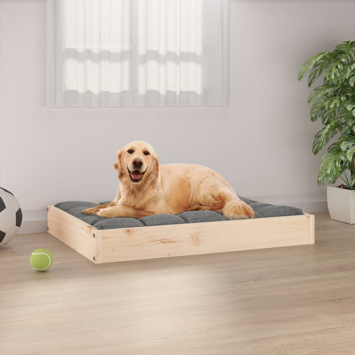 Pat pentru câini, 71,5x54x9 cm, lemn masiv de pin - WALTI WALTI