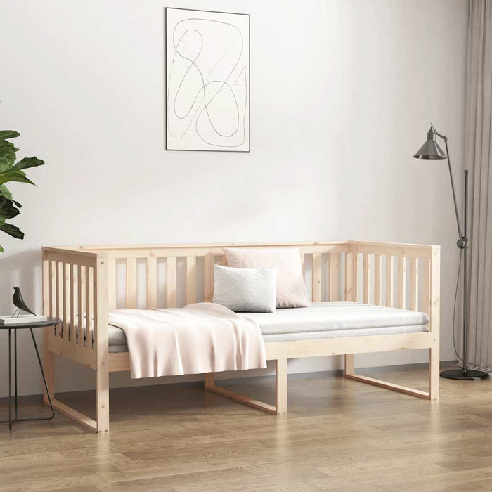 Pat de zi fără saltea 100x200 cm din lemn masiv de pin WALTI