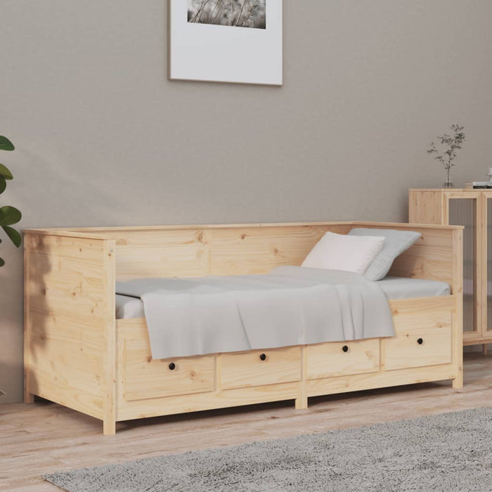 Pat de zi fără saltea 75x190 cm din lemn masiv de pin WALTI
