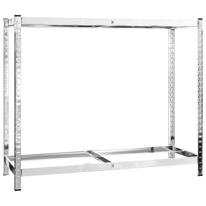 Raft pentru anvelope cu 2 niveluri argintiu 110x40x110 cm oțel WALTI