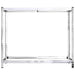 Rafturi anvelope 2 niveluri 2 buc. argintiu 110x40x110 cm oțel - WALTI WALTI