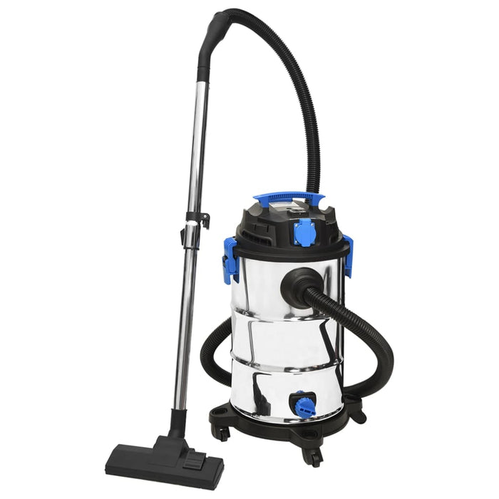 Aspirator cu aspirare umedă și uscată, 1200 W, argintiu, 30 L - WALTI WALTI