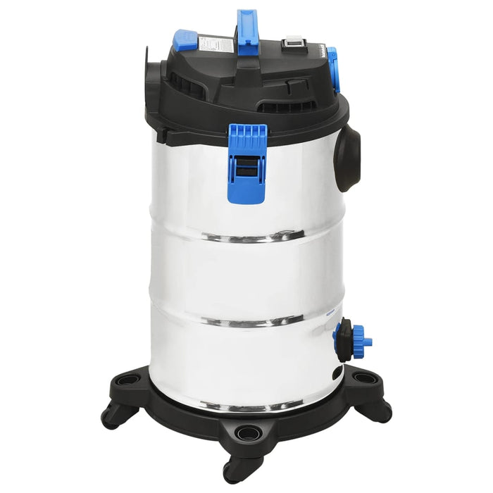 Aspirator cu aspirare umedă și uscată, 1200 W, argintiu, 30 L - WALTI WALTI