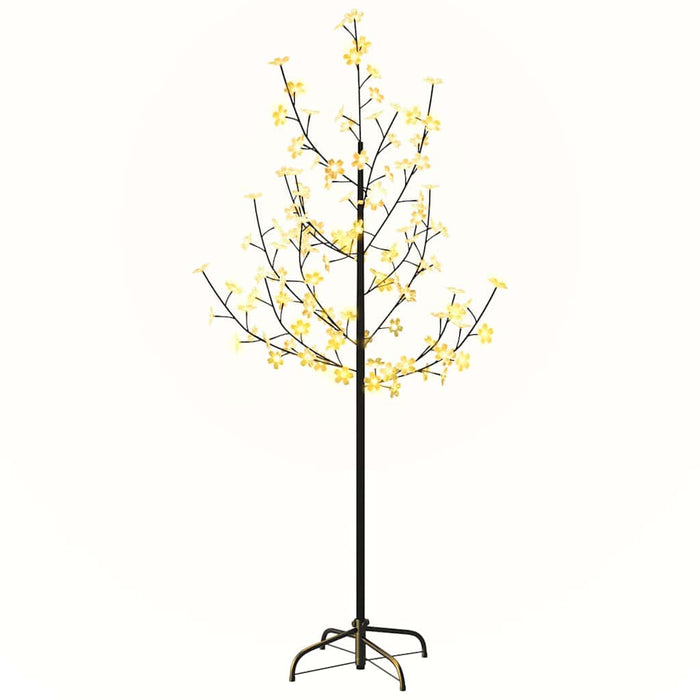 Copac cu flori de cireș, alb cald, 84 LED-uri, 120 cm WALTI