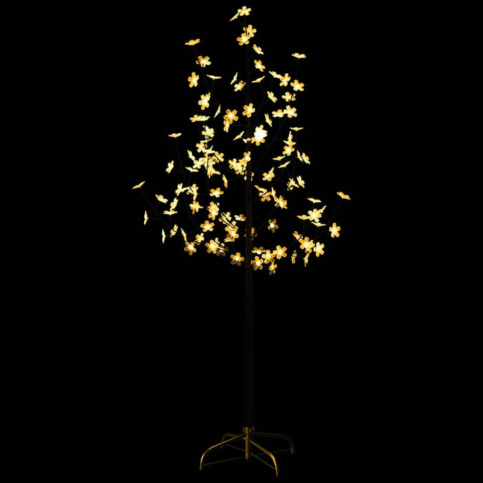 Copac cu flori de cireș, alb cald, 84 LED-uri, 120 cm WALTI