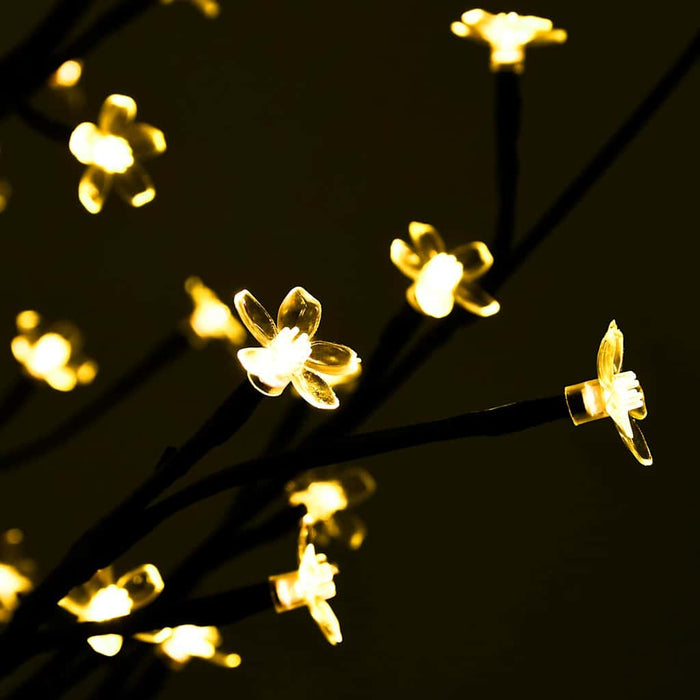 Copac cu flori de cireș, alb cald, 84 LED-uri, 120 cm WALTI