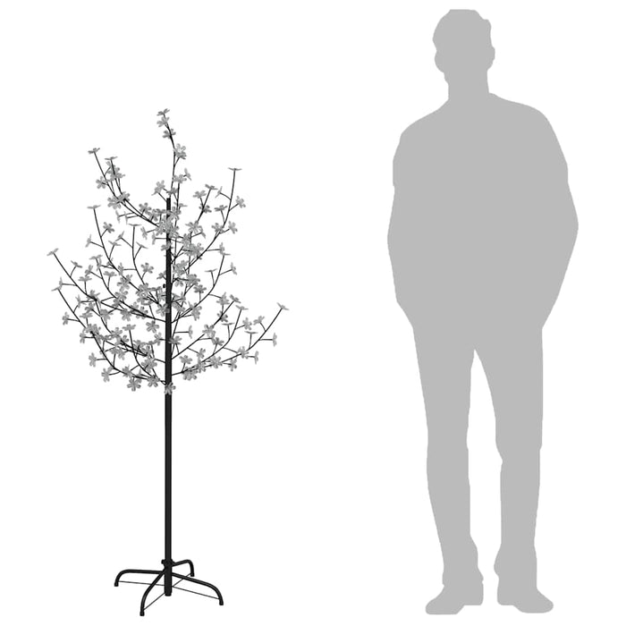 Copac cu flori de cireș, alb cald, 120 LED-uri, 150 cm WALTI