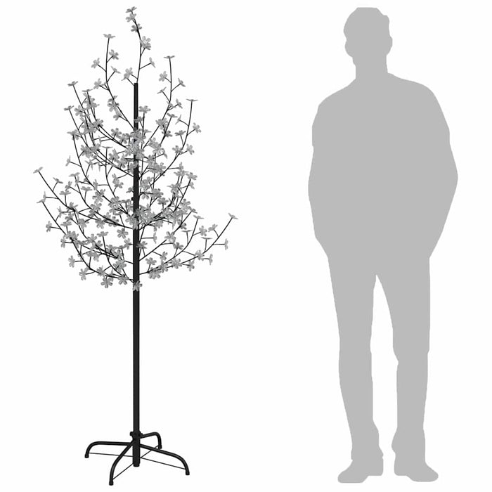Copac cu flori de cireș, alb cald, 200 LED-uri, 180 cm WALTI