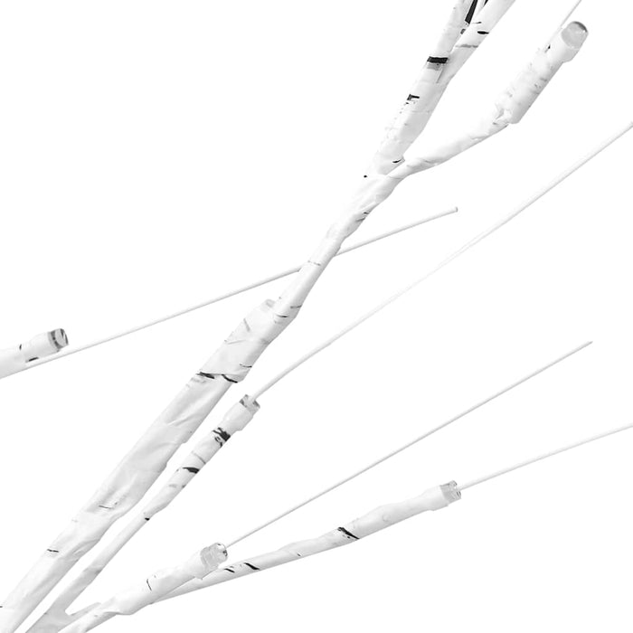 Mesteacăn cu LED, alb, 672 LED-uri alb calde, 400 cm WALTI