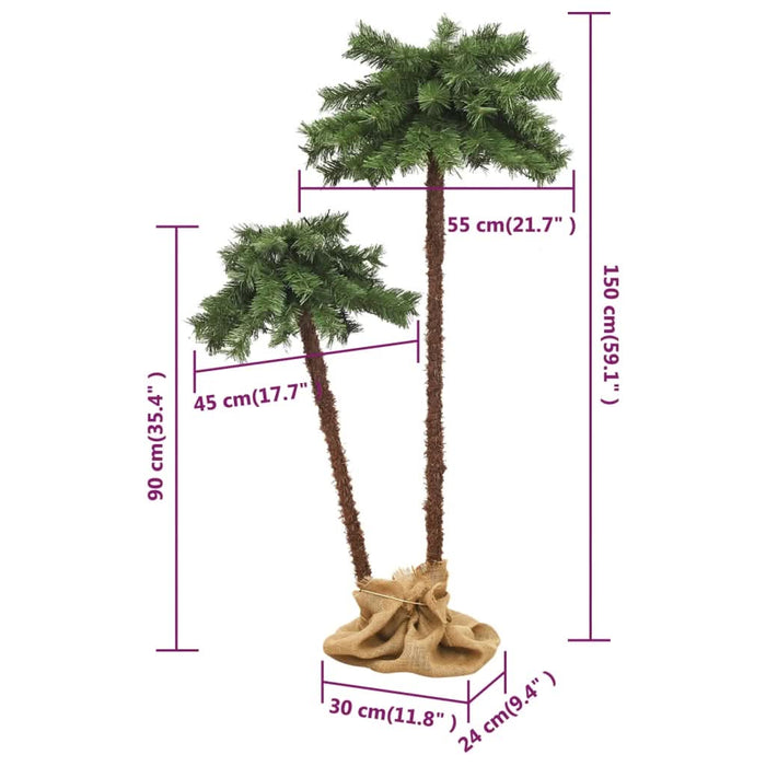 Brad de Crăciun cu LED-uri, 90 cm și 150 cm - WALTI WALTI