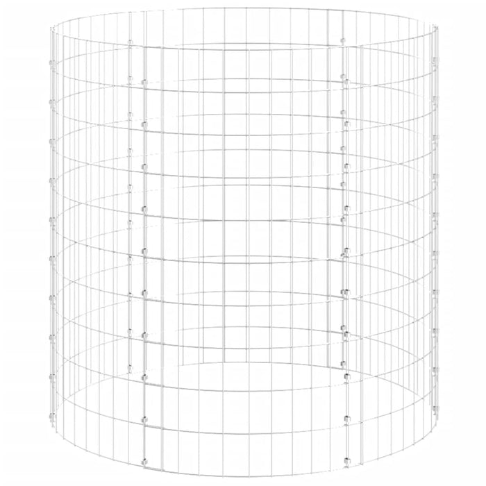 Compostor de grădină, Ø100x100 cm, oțel galvanizat - WALTI WALTI