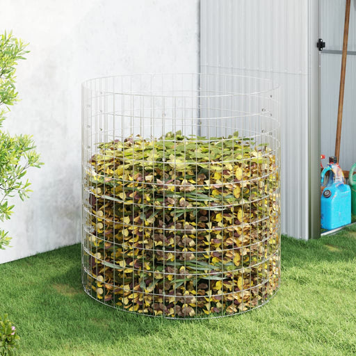 Compostor de grădină, Ø100x100 cm, oțel galvanizat - WALTI WALTI