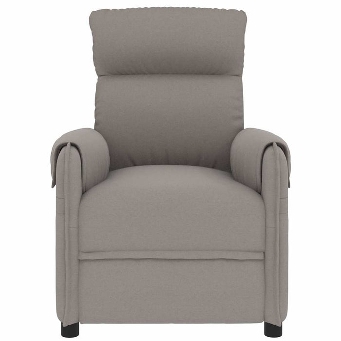 Fotoliu rabatabil, gri taupe, material textil WALTI
