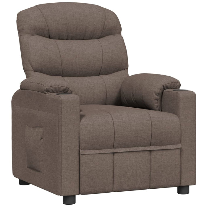 Fotoliu rabatabil, gri taupe, material textil - WALTI WALTI